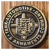 Tank Automotive Armaments Command Challenge Coin