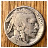 1929 S Buffalo Nickel Coin