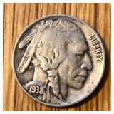 1938 D Buffalo Nickel