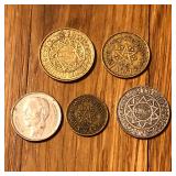 (4) Mixed Morocco Coins