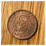 1981 Iceland Tiu Aurar Island 10 Coin