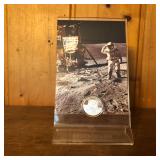 .999 Fine Silver Apollo Anniversary Coin Display