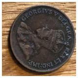 1920 Canada One Cent Penny Coin