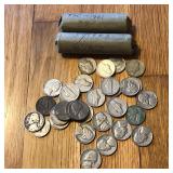 (109) 1960's Jefferson Nickel Coins