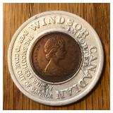 Windsor Canadian Whiskey Lucky Penny Token