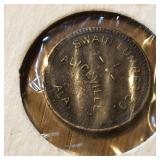 Swain Lumber Aliceville AL Trade Token