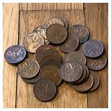 1970's Canada One Cent Penny Coins