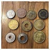 Mixed Lot of Amusement Game Tokens