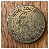 Gatlinburg Rebel Corner Souvenir Token