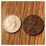 (2) Mixed New Zealand Coins