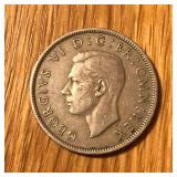1947 United Kingdom 2 Shillings Coin