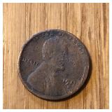 1911 D Lincoln Head Wheat Penny Coin
