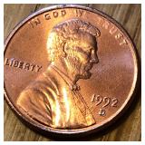 1992 D Lincoln Memorial Penny - Error?