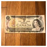 1973 Canada 1 Dollar Banknote