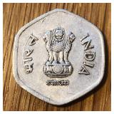 1983 India 20 Paise Coin