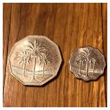 (2) Iraq Coins