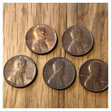 1980 / 1981 Lincoln Memorial Penny Coins