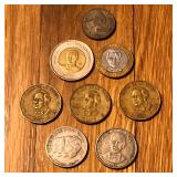 (8) Mixed Dominican Republic Coins