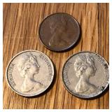 (3) Mixed Bermuda Coins