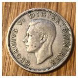 1948 UK 1/2 Crown 2 Shillings Coin