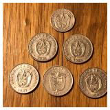 (5) Panama 5 Coins