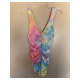 Womens FASHION NOVA Tie Dye T-Shirt Tank Top