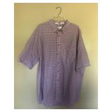 Mens ENRO Non Iron Poplin Short Sleeve Shirt