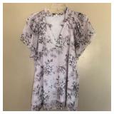 Womens ENTRO Short Sleeve Blouse Top
