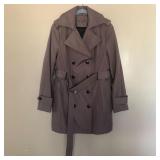 Womens CALVIN KLEIN Long Waterproof Rain Jacket