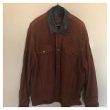 Mens MADISON CREEK Outfitters Lined Leather Jacket