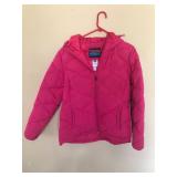 Womens POLAR EDGE Pink Puffer Jacket