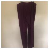 Womens TERRY LEWIS Suede Leather Pants