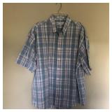 Mens ENRO Non Iron Cotton Short Sleeve Shirt