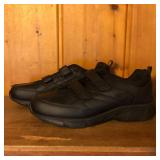 Mens Dr Scholls Black Velcro Closure Shoes