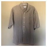 Mens ENRO Non Iron Poplin Short Sleeve Shirt