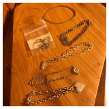 (6) Silver Tone Mixed Bracelet Lot