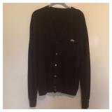 Men's Vintage Izod Lacoste Button Cardigan Sweater