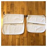 (2) Salvatore Ferragamo Protective Dust Bags
