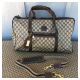 Gucci GG Monogram Supreme Luggage Overnight Bag