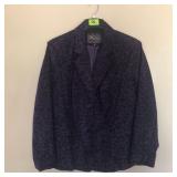 Womens CHI BY FALCHI Suede Like Blazer Jacket