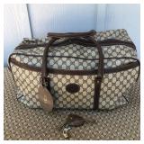 Gucci GG Monogram Supreme Luggage Overnight Bag