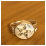 Sterling Silver Poison Ring