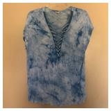 Womens ENTRO Tie Dye T-Shirt Top