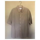 Mens ENRO Non Iron Poplin Short Sleeve Shirt