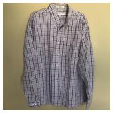 Mens ENRO Non Iron Cotton Long Sleeve Button Shirt