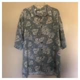 Mens ENRO Silk Short Sleeve Button Shirt