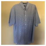 Mens ENRO Non Iron Cotton Short Sleeve Shirt