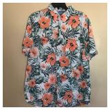 Mens IZOD Saltwater Short Sleeve Button Shirt