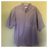 Mens ENRO Non Iron Cotton Short Sleeve Shirt