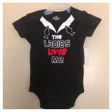 Tuxedo Onesie The Ladies Love Me